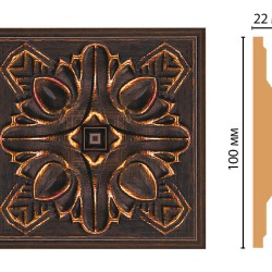 Вставка цветная DECOMASTER D209-966 (100*100*22мм)