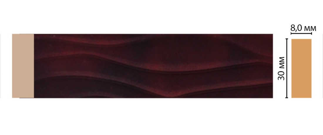Молдинг DECOMASTER D044-62 (30*8*2400мм)