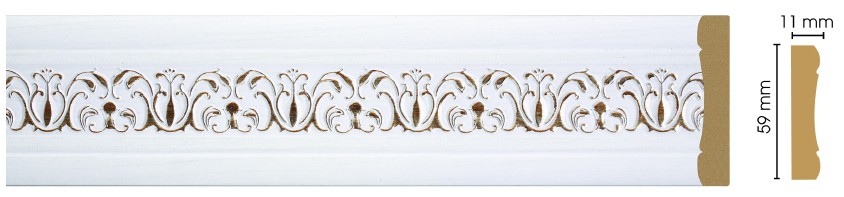 Молдинг DECOMASTER 164-118 (59*11*2400мм)